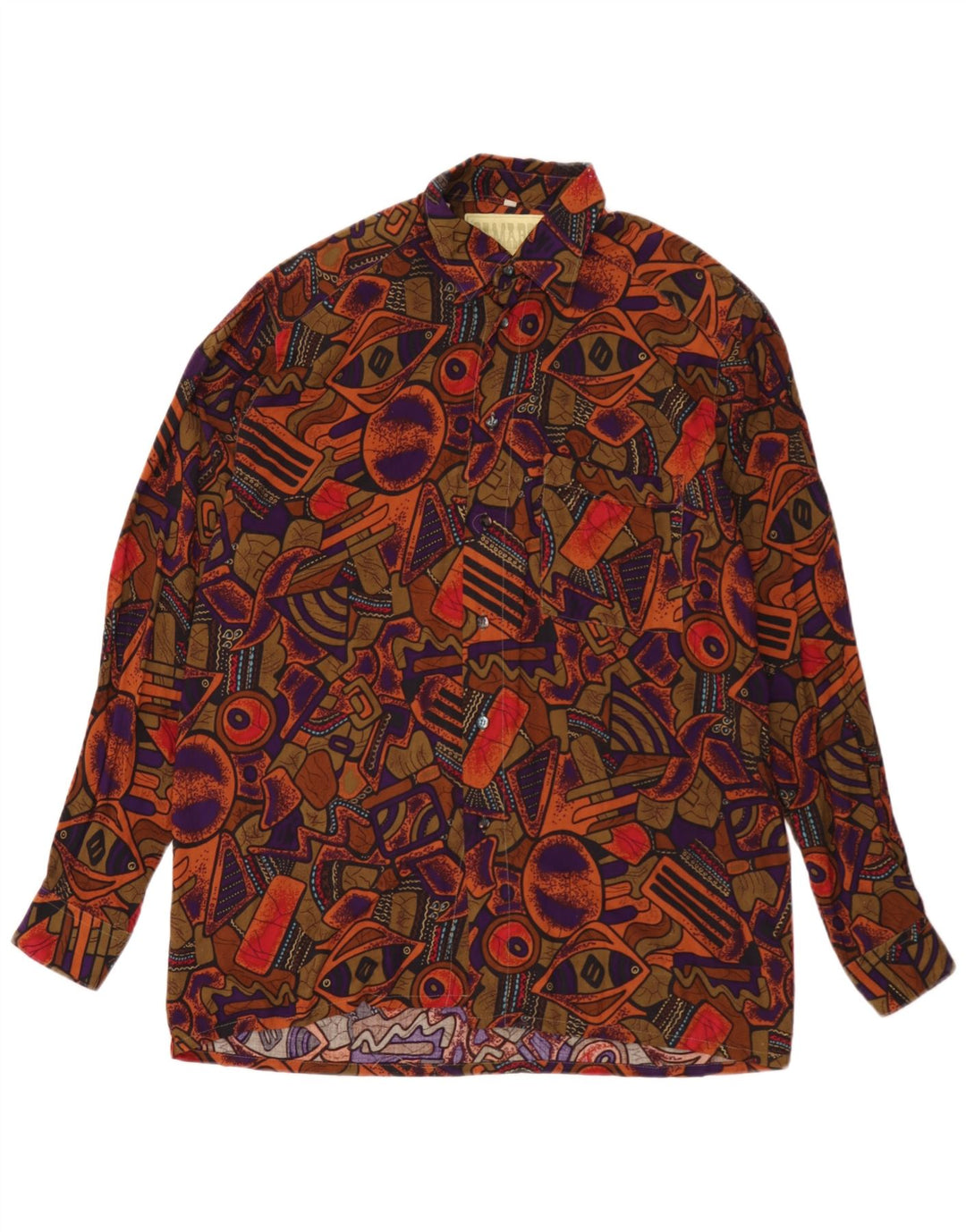 Chemise Camargue Homme Motif Abstrait Taille 39/40 Moyen Multicolore