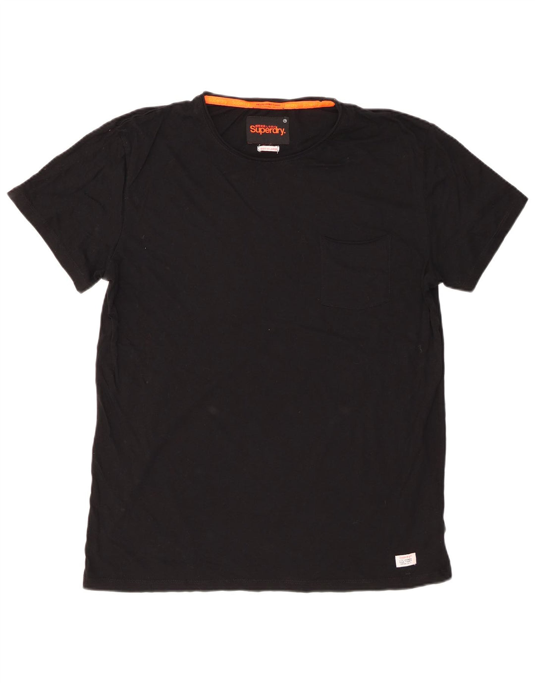Superdry T-Shirt Homme Top 2XL Noir Coton
