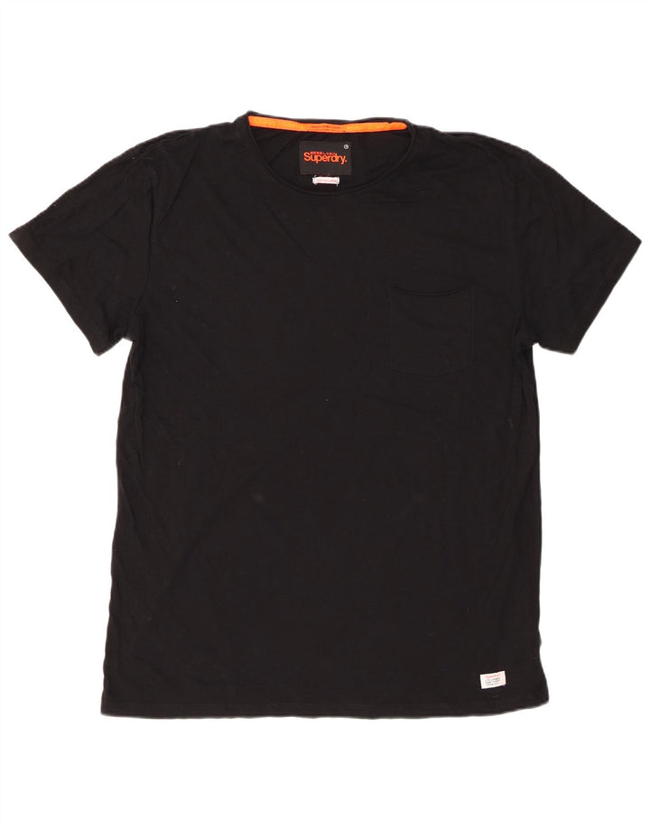 Superdry T-Shirt Homme Top 2XL Noir Coton