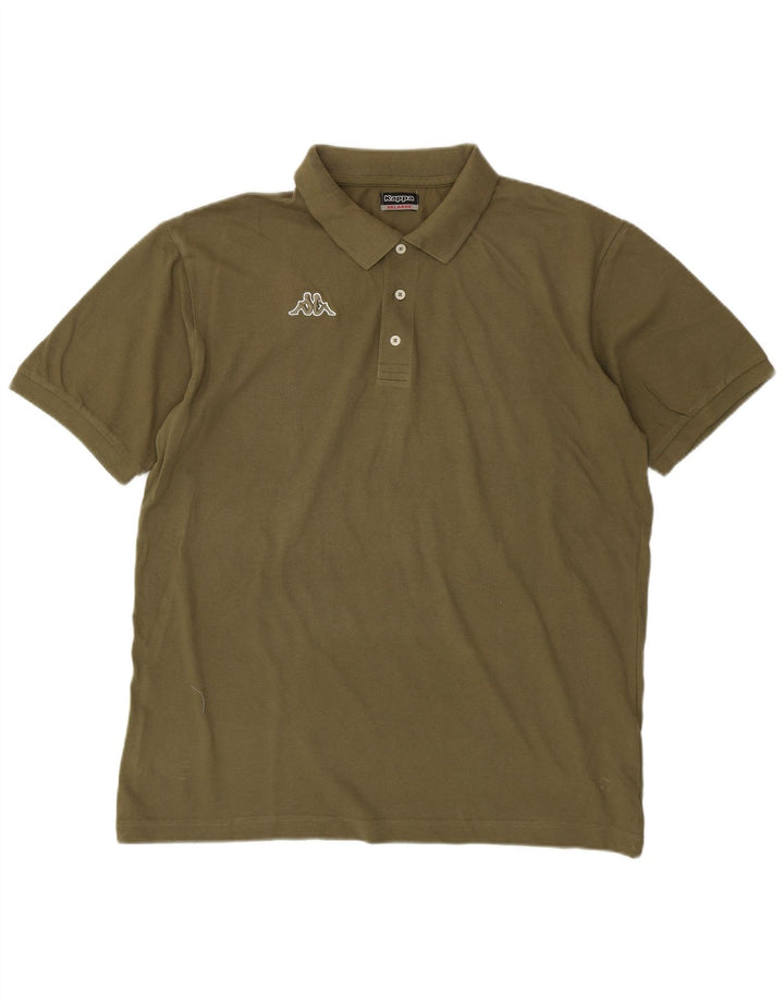 Kappa Polo Homme 2XL Kaki Coton