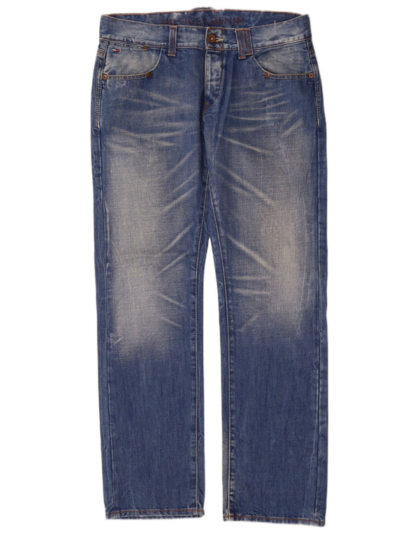 Tommy Hilfiger Jean droit homme W34 L34 bleu coton