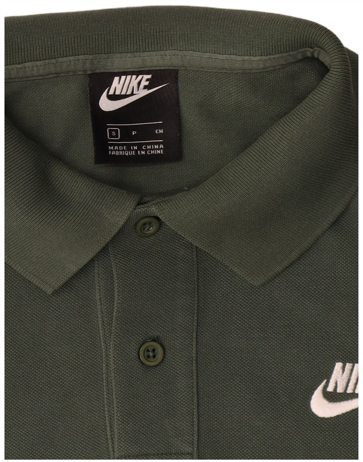 Nike Polo Homme Petit Vert Coton