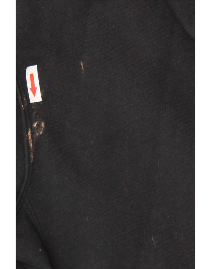 Nike Sweat à capuche zippé pour homme en coton noir moyen