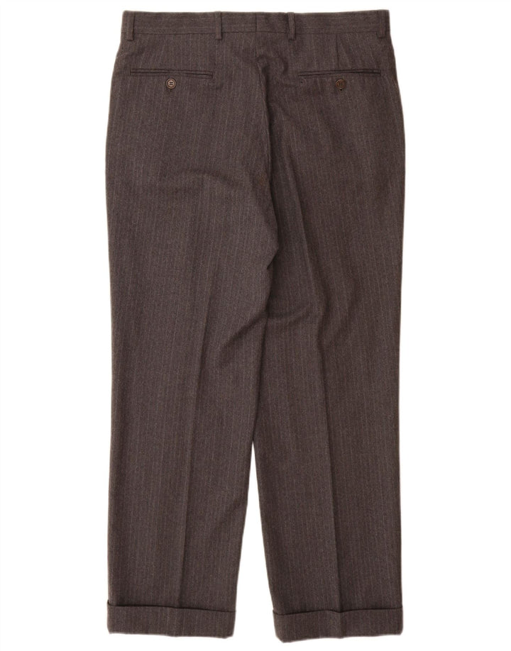 Valentino Costume 2 pièces 3 boutons pour homme IT 48 Medium W32 L29 Gris à fines rayures
