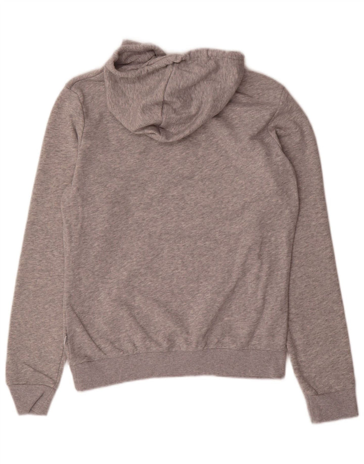 Puma Pull à capuche graphique pour femme UK 12 Gris moyen