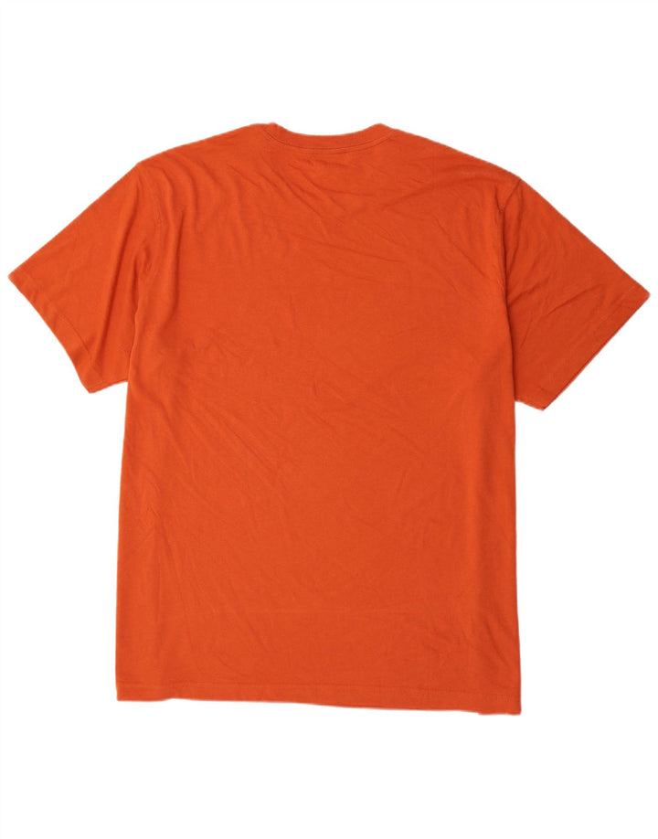EDDIE BAUER T-Shirt Homme Top 2XL Orange Coton