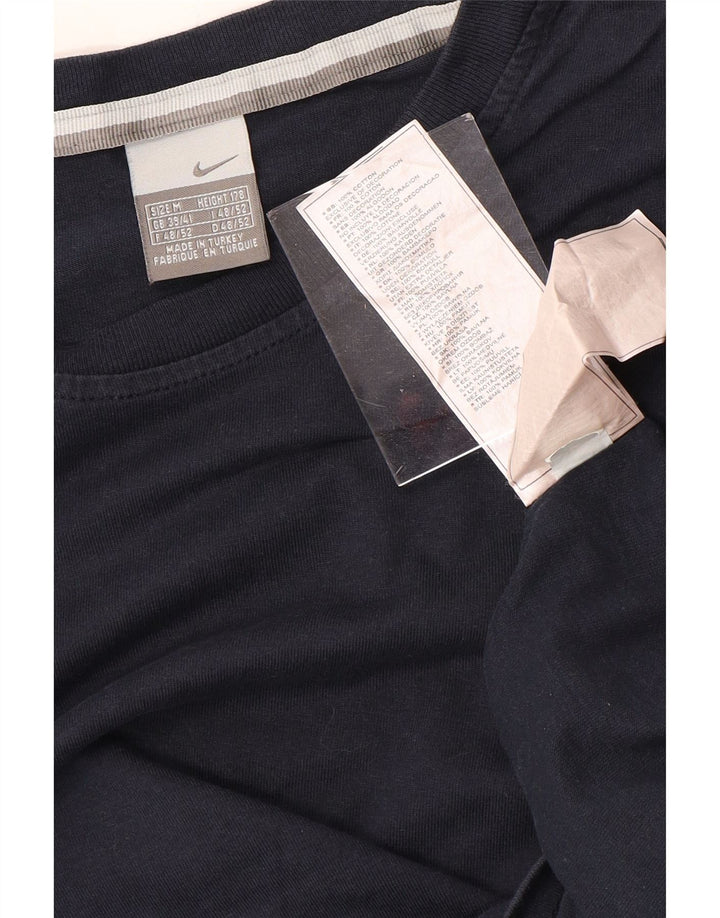 NIKE Haut à manches longues pour homme UK 39/41 Bleu marine moyen Coton