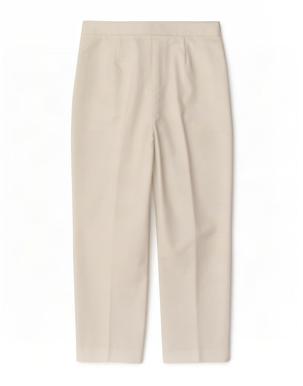 Marks & Spencer Pantalon court pour femme UK 10 Small W27 L24 Blanc