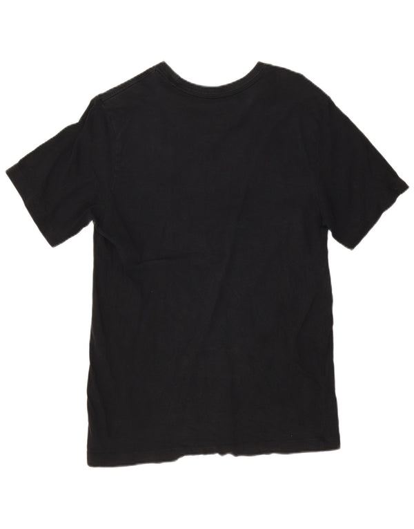 Nike T-shirt graphique coupe standard pour homme, petit, noir, coton