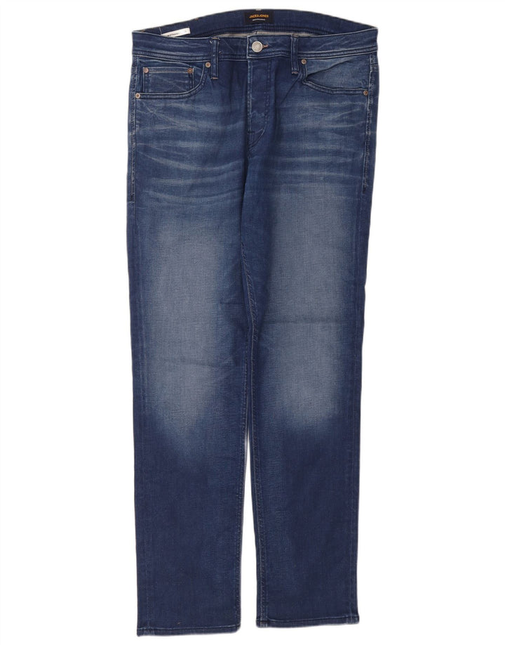 Jack & Jones Jean Slim Droit Tim Homme W34 L32 Bleu