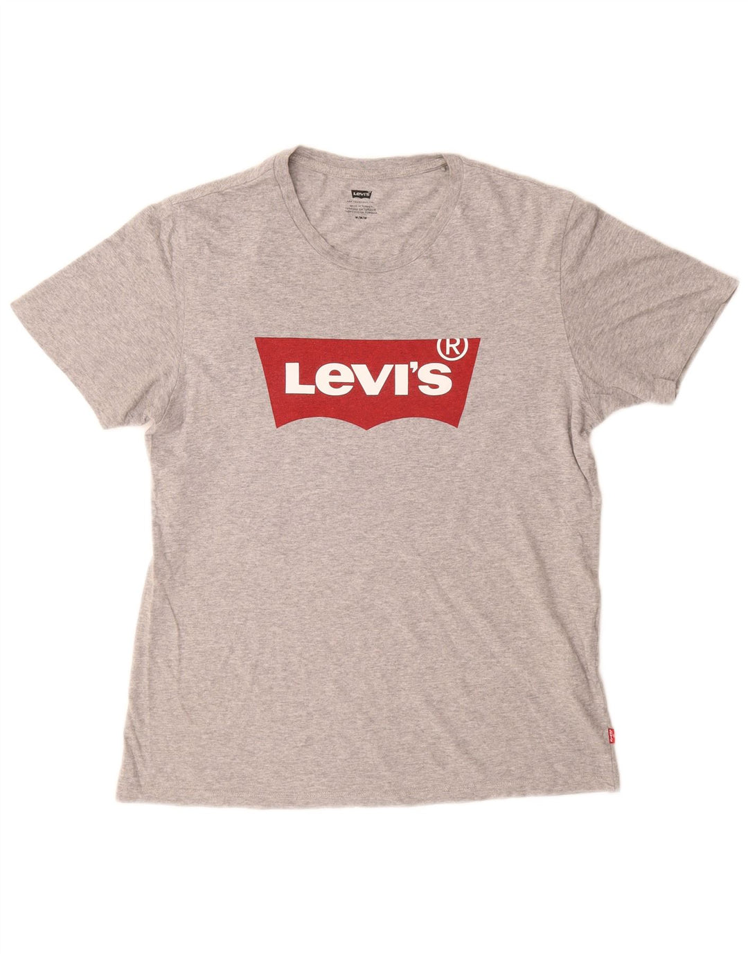 LEVI'S Tee-Shirt Graphique Homme Gris Moyen Coton