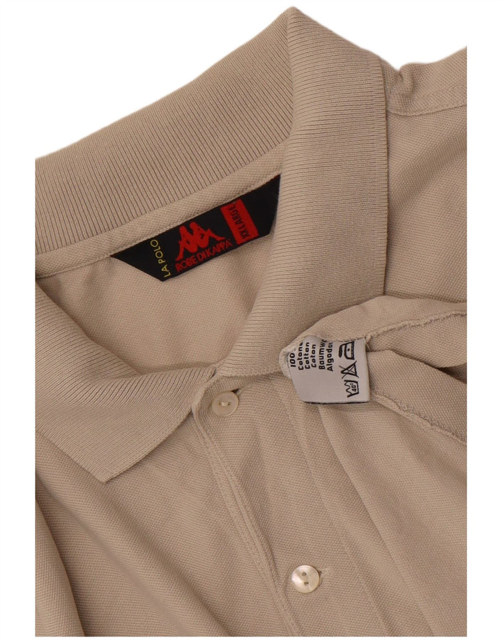 Kappa Polo Homme 2XL Beige Coton