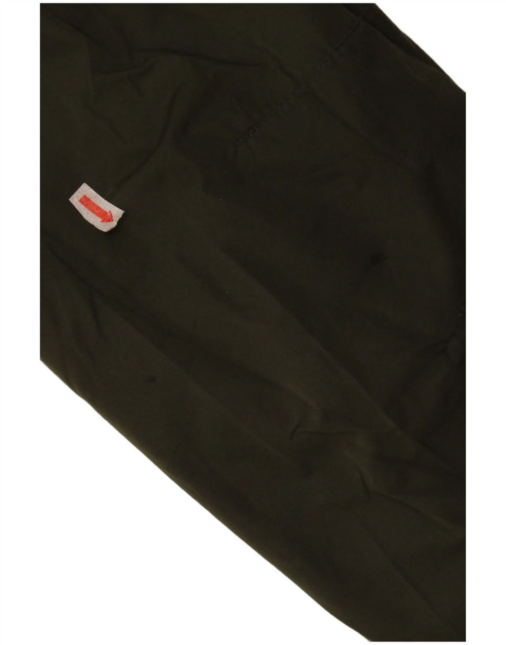 SUPERDRY Veste coupe-vent à capuche pour hommes UK 36 Small Kaki Polyester