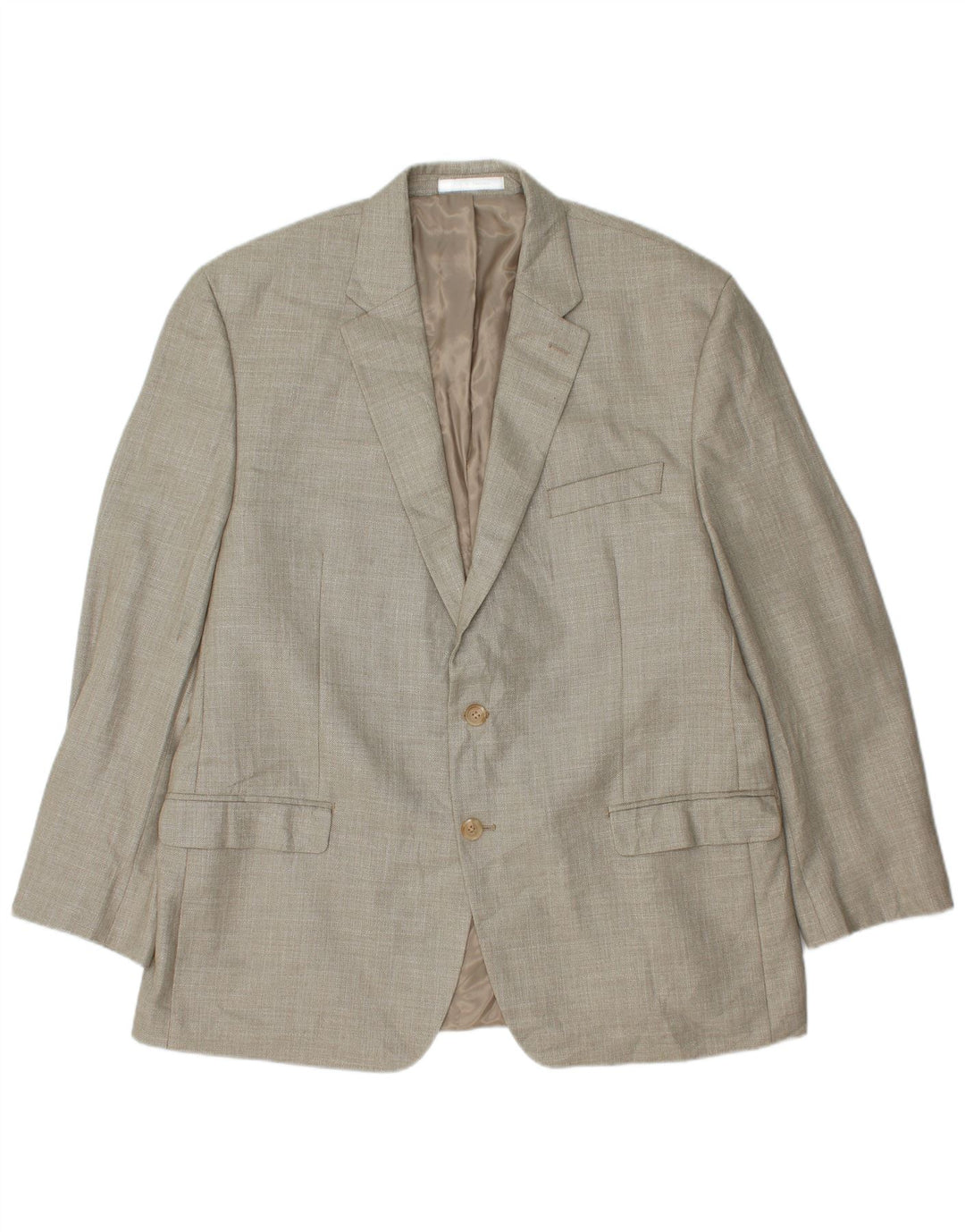 Ralph Lauren Veste blazer à 2 boutons pour homme UK 46 2XL Gris Polyester