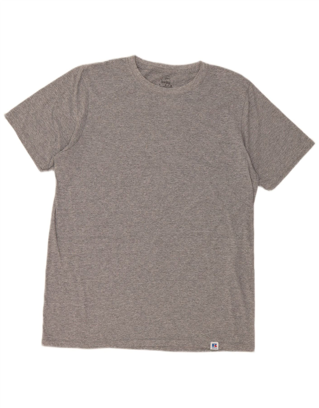 Russell Athletic T-Shirt Homme Gris Moyen Moucheté Coton