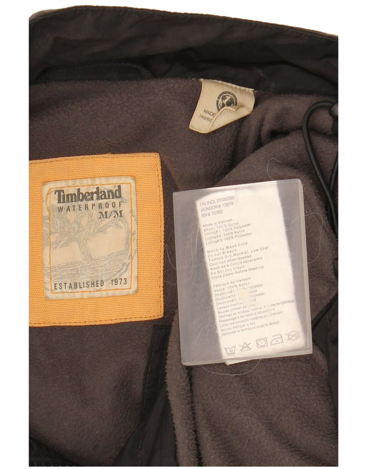 Timberland Veste coupe-vent pour hommes UK 38 Nylon noir moyen