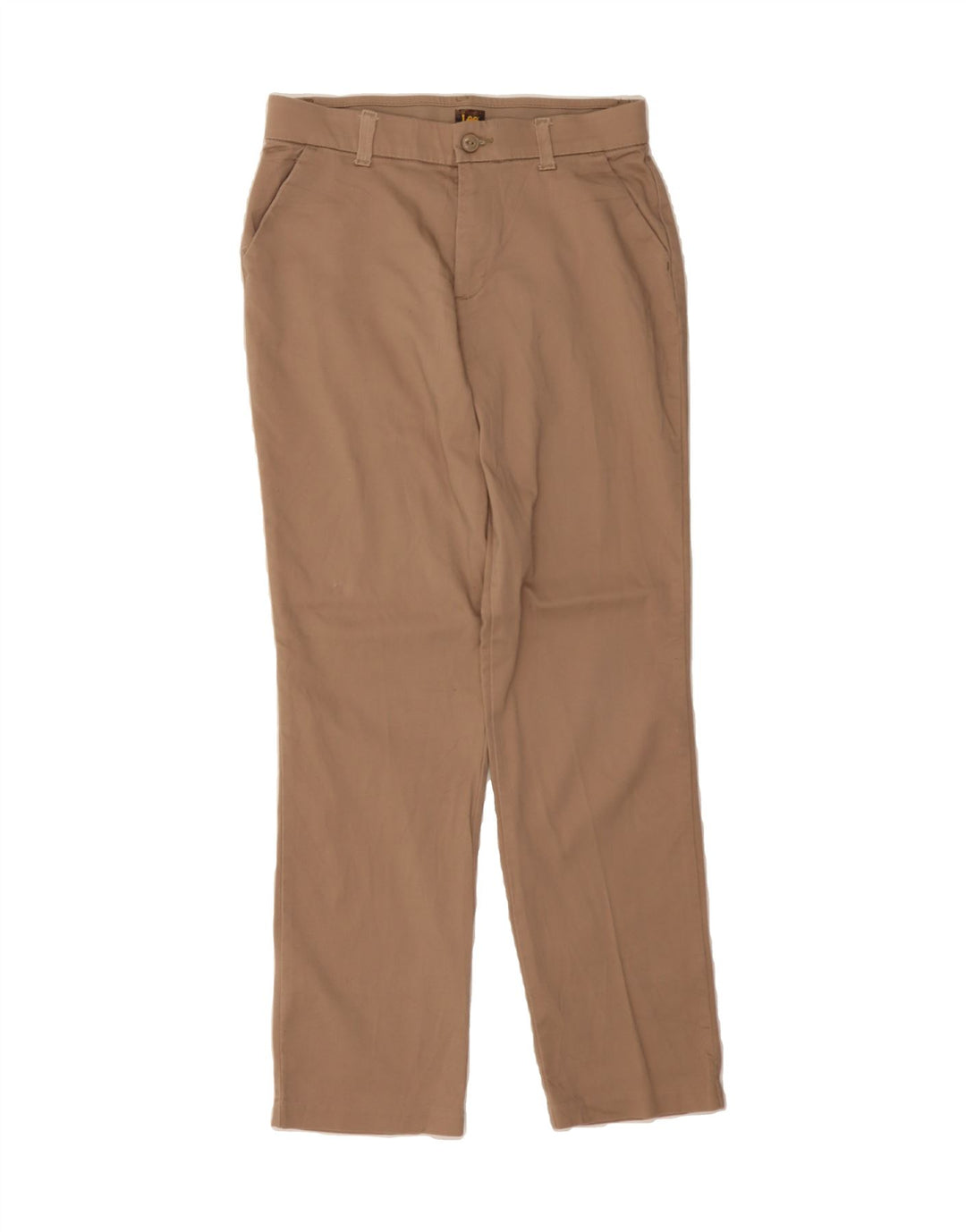 LEE Womens Straight Chino Trousers W30 L31 Brown Vintage Lee and Second-Hand Lee from Messina Hembry 