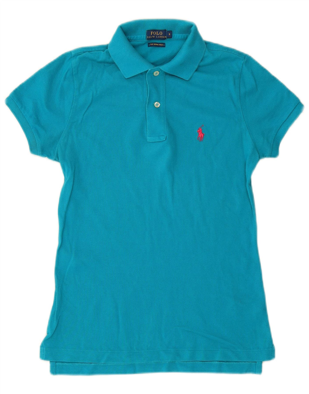 POLO RALPH LAUREN Homme The Skinny Polo Skinny Polo Petit Bleu Coton