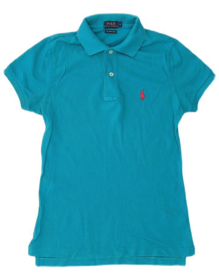 POLO RALPH LAUREN Homme The Skinny Polo Skinny Polo Petit Bleu Coton