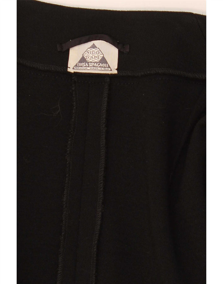 Luisa Spagnoli Veste blazer ouverte pour femme UK 10 Small Noir