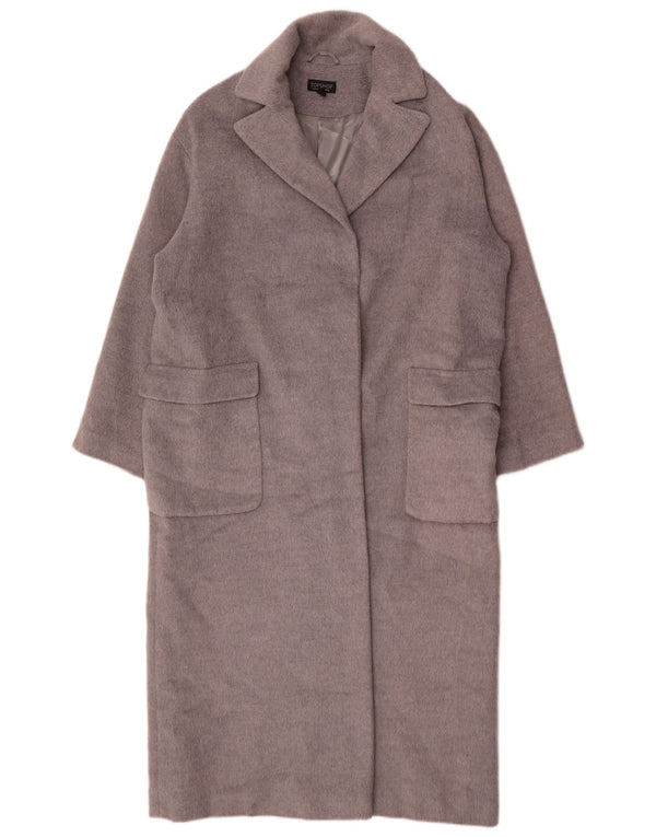 Topshop Manteau surdimensionné pour femme UK 42 Gris moyen Polyester