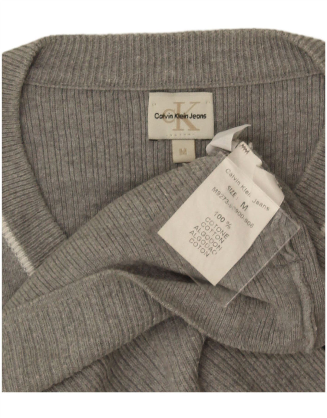 Calvin Klein Jeans Débardeur Vest Homme Gris Moyen Coton