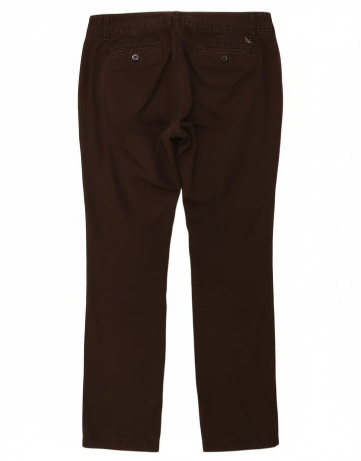 Eddie Bauer Pantalon Chino Droit Femme US 6 Moyen W32 L30 Coton Marron