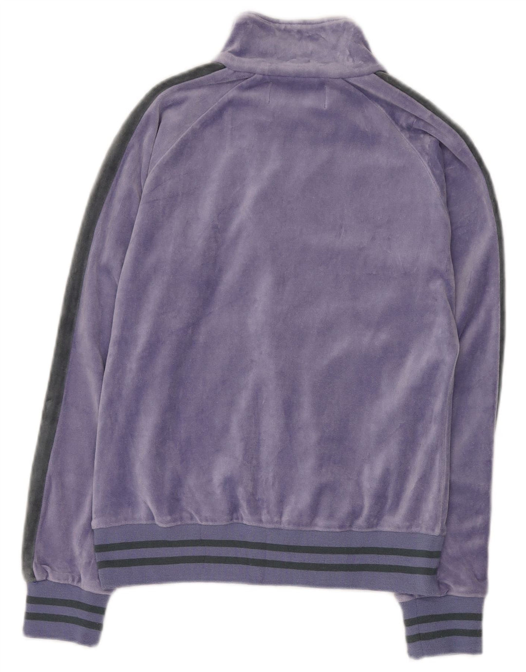 KAPPA Veste de survêtement pour femme UK 12 Violet moyen en coton colour block