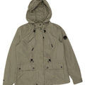 KHUJO Veste utilitaire à capuche pour femme UK 14 Polyester vert moyen