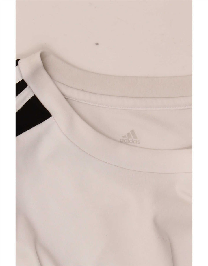 Adidas Hommes Aeroready T-Shirt Haut Moyen Blanc Colorblock Polyester