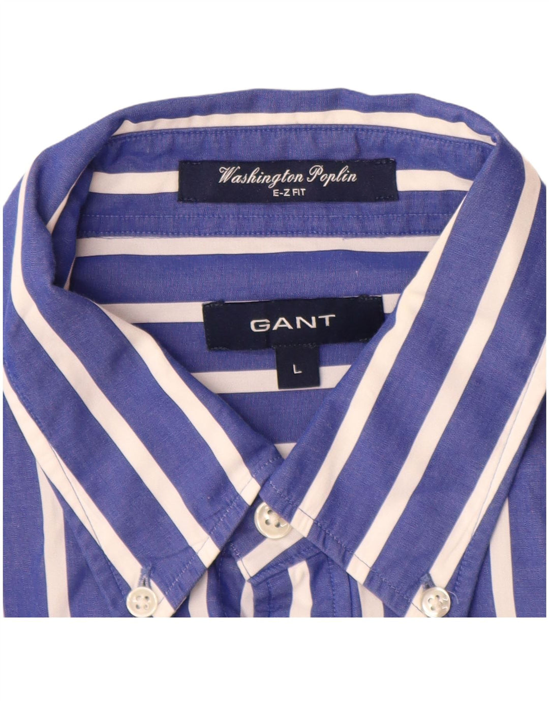 GANT Chemise E-Z Fit Homme Bleu Rayé Coton