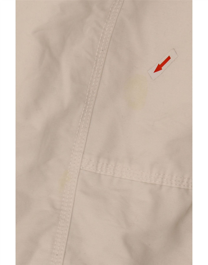 Camp David Veste Bomber Graphique Homme UK 46 3XL Coton Blanc