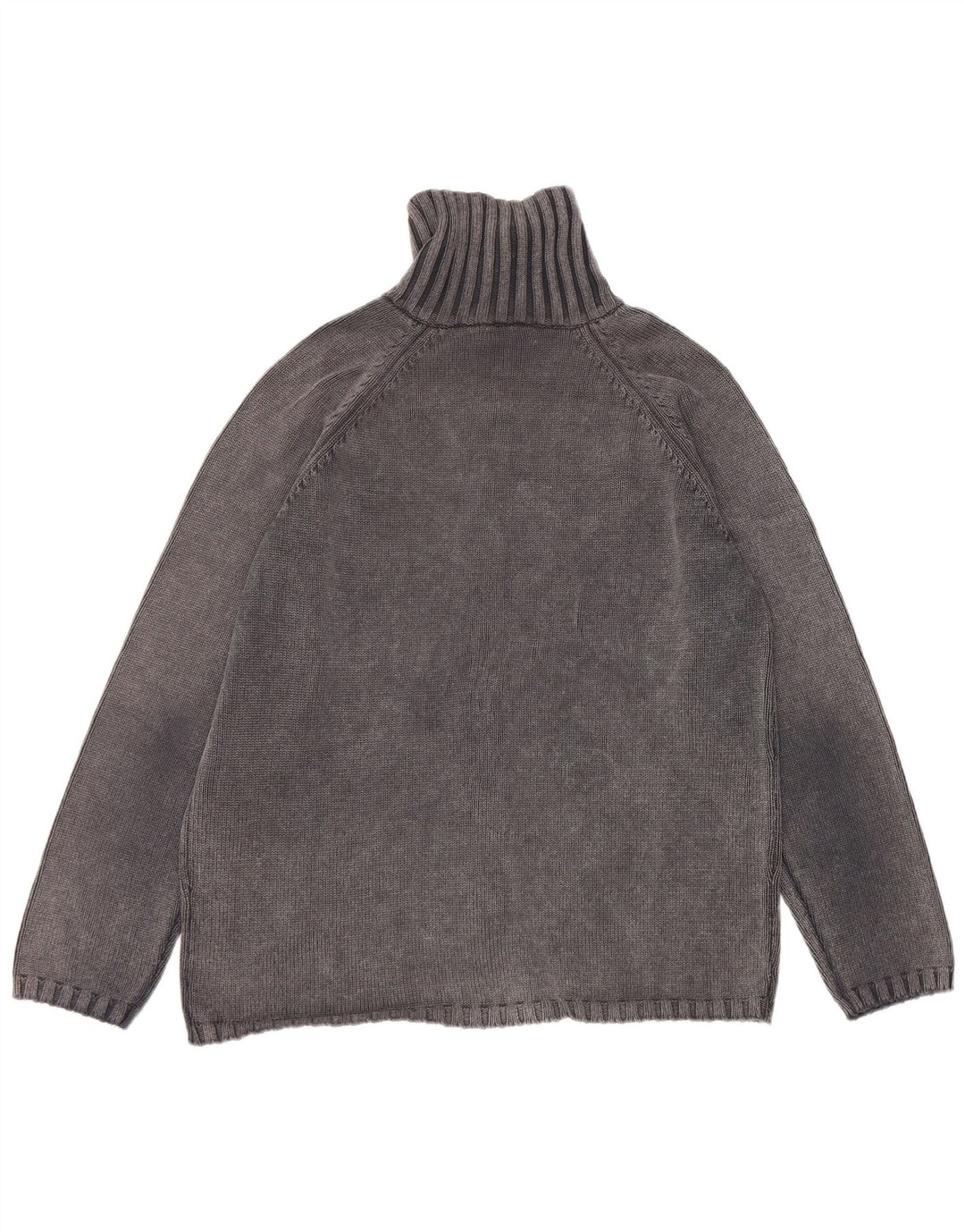 Zara Homme Cardigan Pull Large Gris Coton