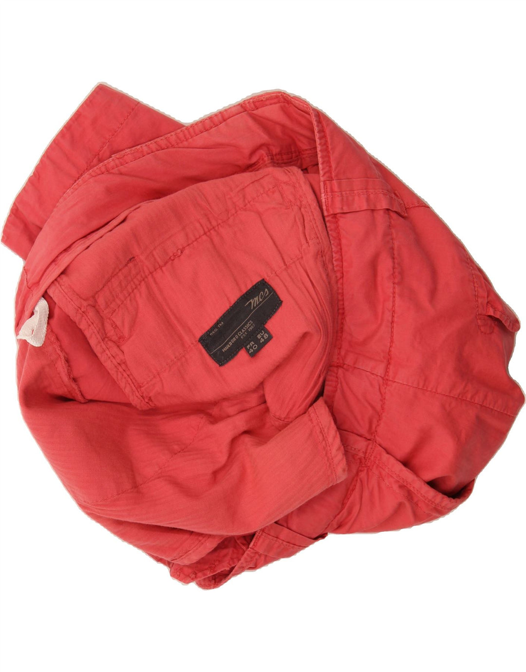 MARLBORO CLASSICS Mens Chino Shorts EU 48 Medium W32 Red Vintage Marlboro Classics and Second-Hand Marlboro Classics from Messina Hembry 