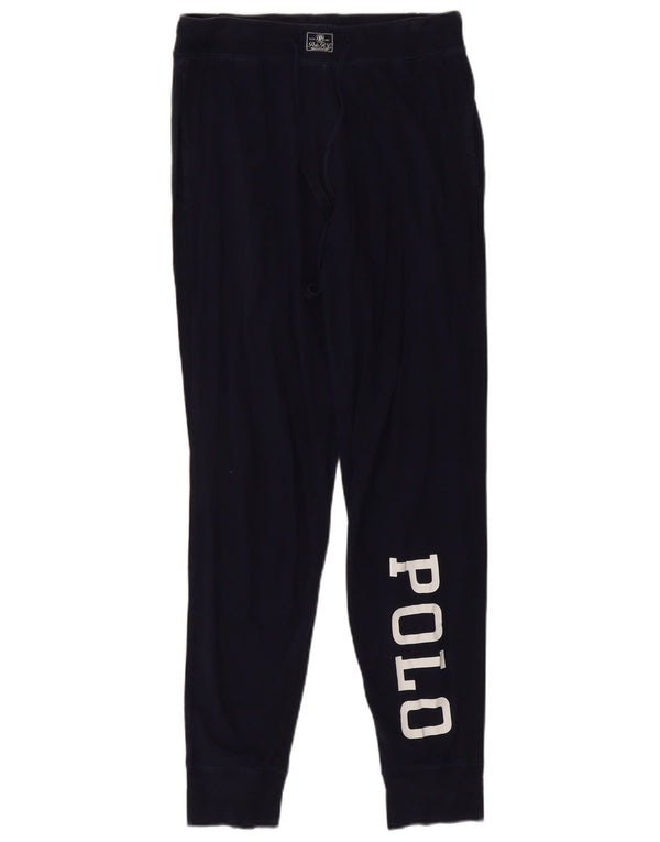 Polo Ralph Lauren Pantalon de survêtement pour femme Joggers UK 12 Bleu marine moyen