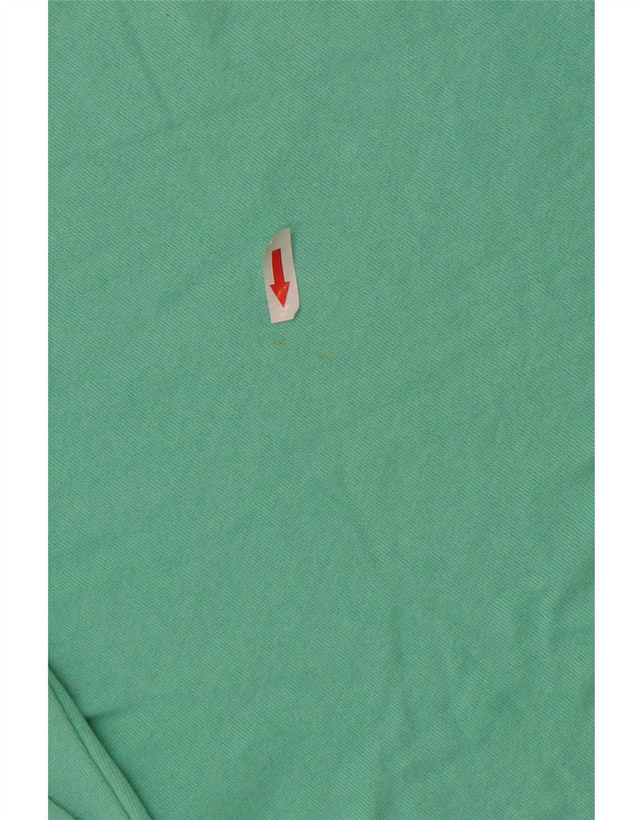 Crew Clothing Haut surdimensionné à manches longues pour femme UK 8 Small Vert Coton