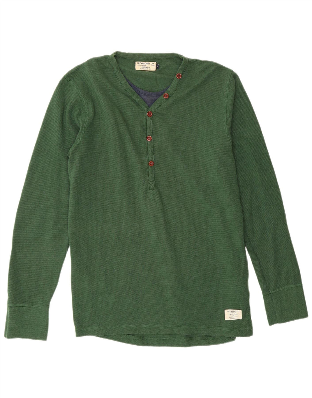 JACK & JONES Haut à Manches Longues Homme Vert Moyen