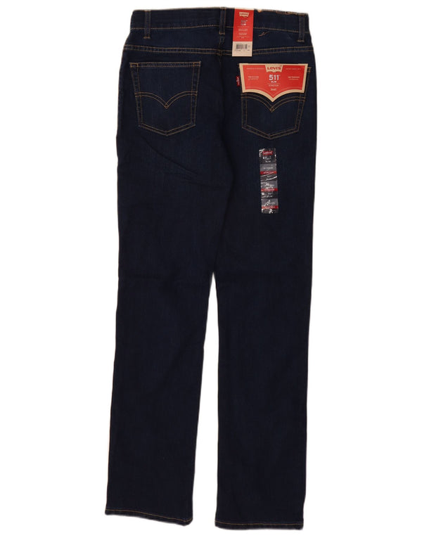 Levi's Garçon 511 Slim Jean 13-14 ans W26 L30 Bleu Marine Coton