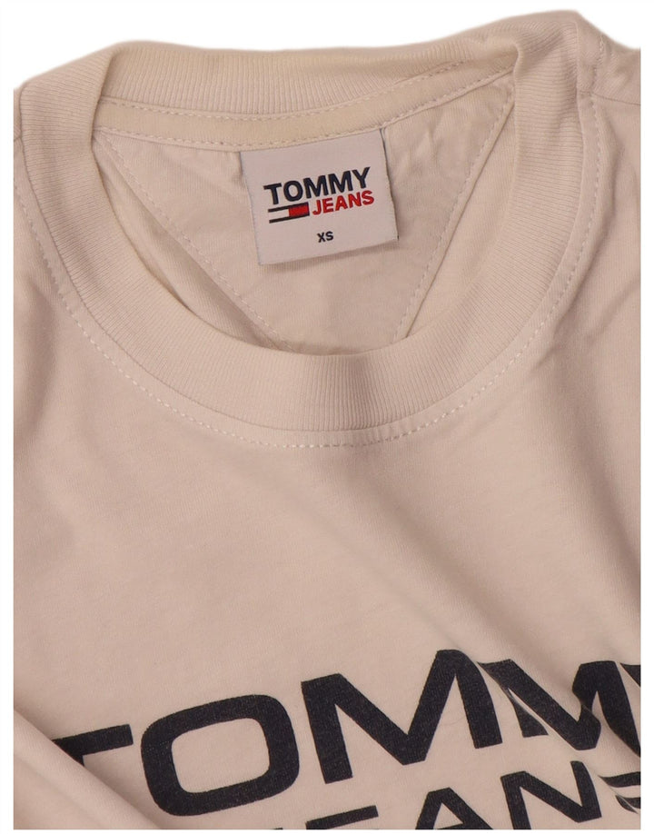 Tommy Hilfiger T-Shirt Graphique Homme XS Blanc