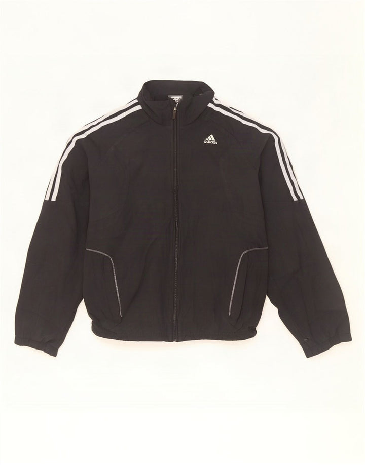 Adidas Hommes Climalite Survêtement Top Veste Petit Noir