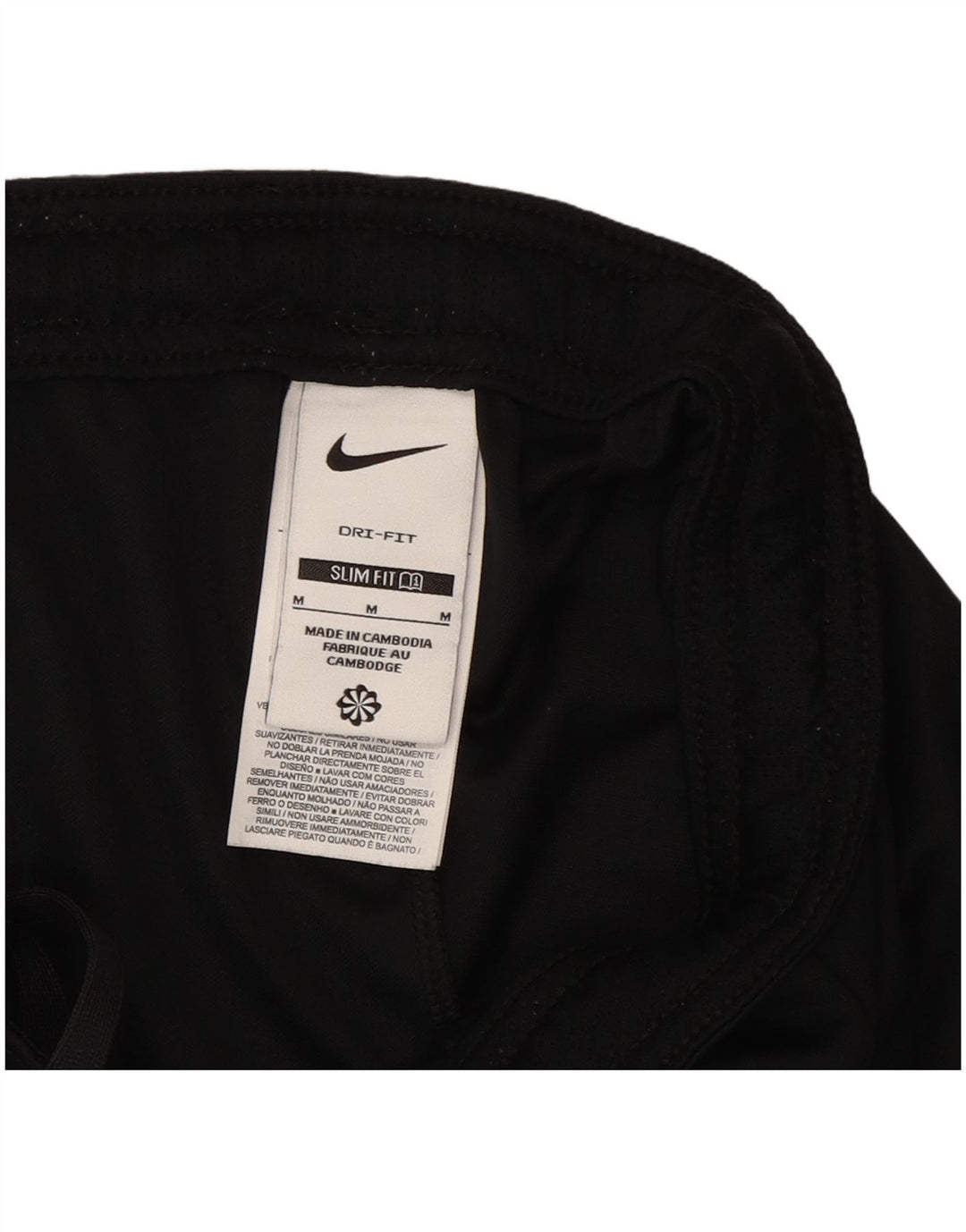 Nike Short de sport Dri Fit Slim Fit pour homme en polyester color block noir moyen