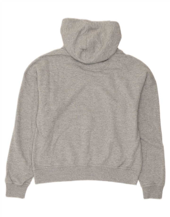 CHAMPION Pull à capuche surdimensionné pour femme UK 6 XS Gris Coton