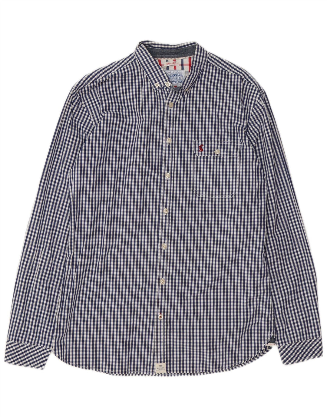 Joules Chemise Slim Fit Homme Bleu Marine Moyen Vichy Coton
