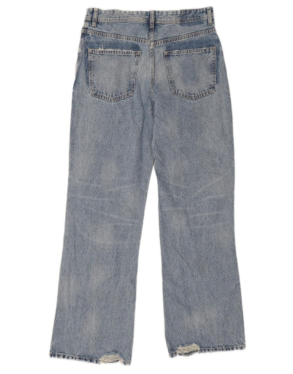 Zara Jean bootcut effet vieilli pour femme EU 36 XS W26 L32 Bleu