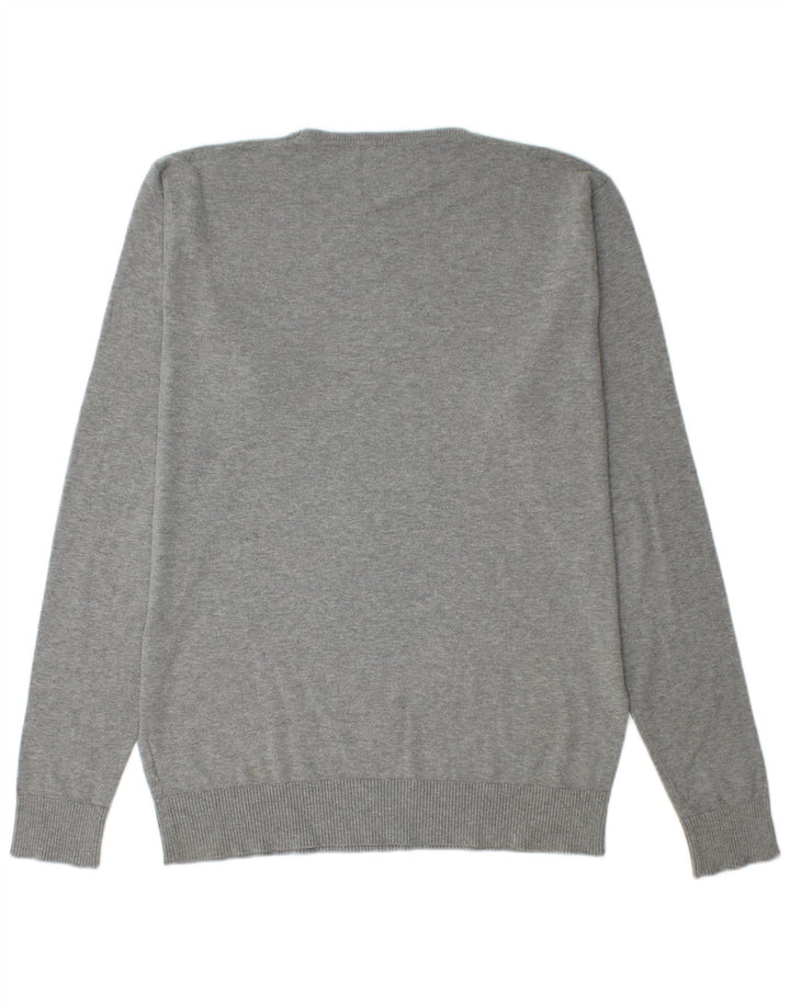 Jack & Jones Pull Col Rond Homme XL Gris Moucheté