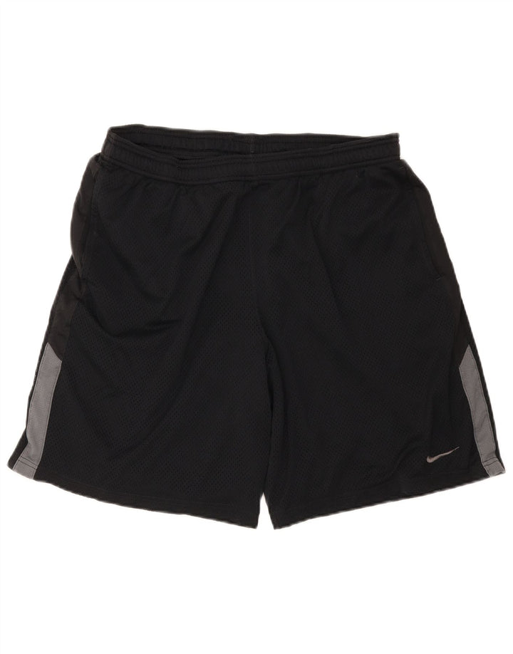 Nike Short de sport Dri Fit XL pour homme en polyester color block noir