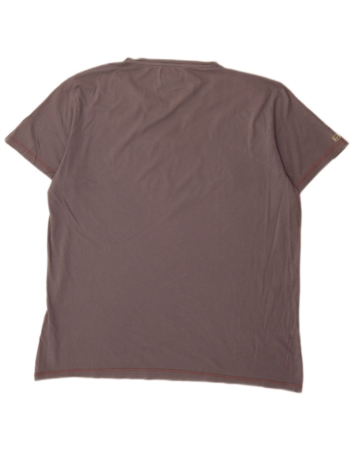 Marlboro Classics T-Shirt graphique homme haut 2XL gris coton