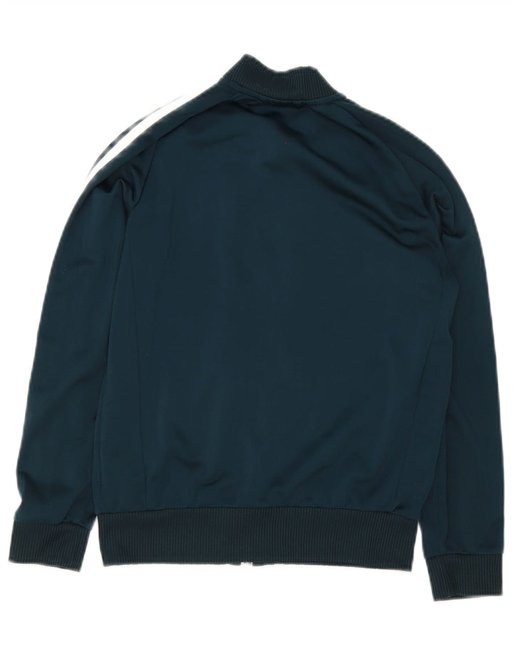 Adidas Veste de survêtement pour garçon 9-10 ans Blanc Colorblock Polyester