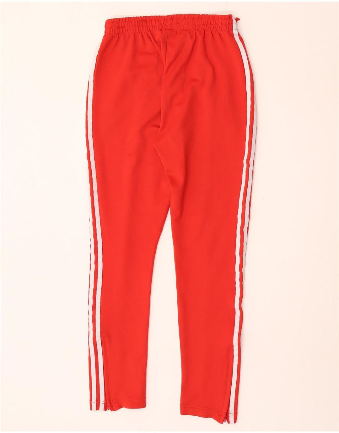 Adidas Pantalon de survêtement pour femme UK 8 Small Rouge Coton