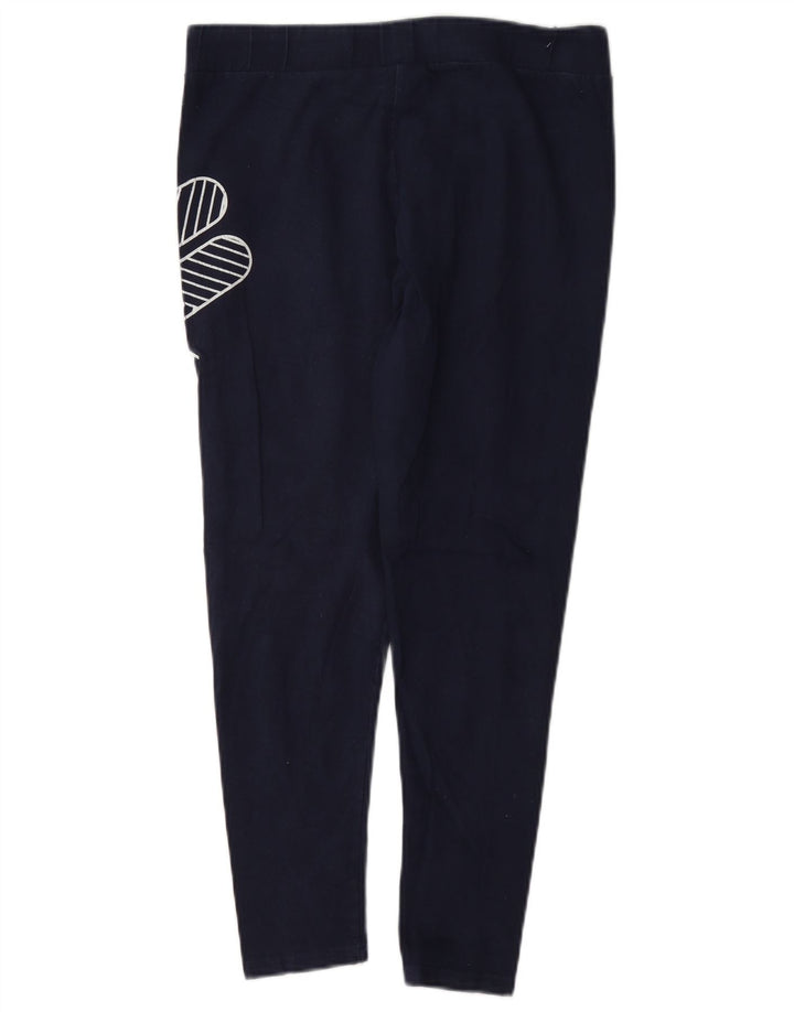 Fila Leggings graphiques pour femmes UK 12 coton bleu marine moyen